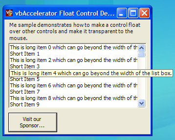 Floating Control Demonstration Project