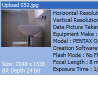 Click for Reading EXIF Tags From JPEG Files