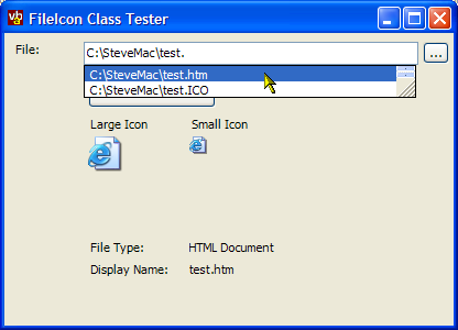 File Icons Demonstration