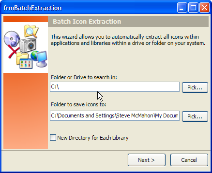 Batch Extractor - Be prepared
for a wait...