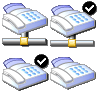 Click for Icons: Phones and Faxes