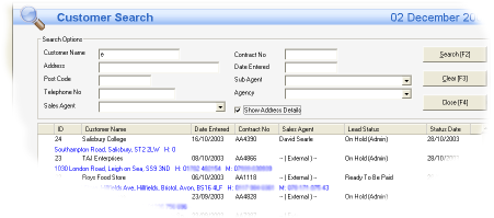 Detailed Search Results