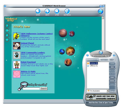 STARBRIGHT World Main Page