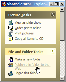 Explorer Bar in Emulated Mode with Custom Colours