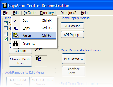 IconMenu Control in Action