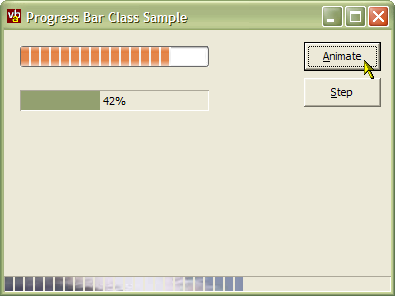 Progress Bar Class Demonstration.