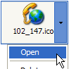 Click for Panel Selector Control
