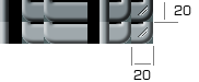 How to set up a bitmap resource for the borders