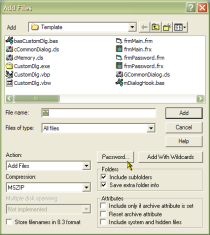 WinZip Style File-Add Dialog