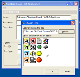 Shortcut Class Demonstration Application