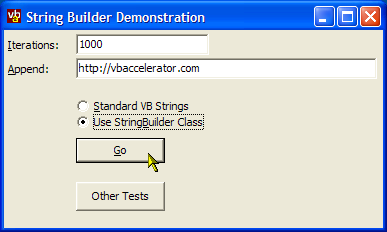 StringBuilder Test Project