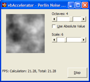 Perlin Noise Demonstration Application