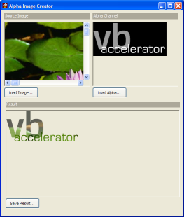 Alpha Image Creator Utility
