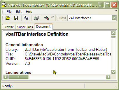 ActiveX Documenter