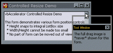 Sizing and Moving sample
