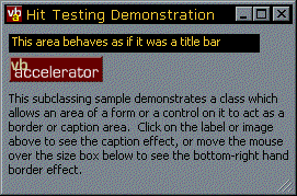 HitTest DLL Demo Application