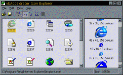Icon Explorer browsing IE5