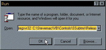 Start-Run Regsvr32