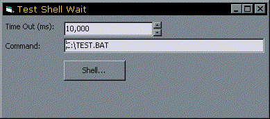 Shell Test Application Picture