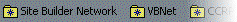 Auto-sized, list style buttons