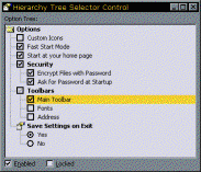 The Control as an Option Selector